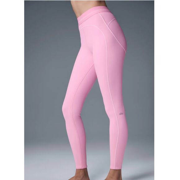 Alo Airbrush High-Waist Heart Throb Legging L - Picture 9 of 10